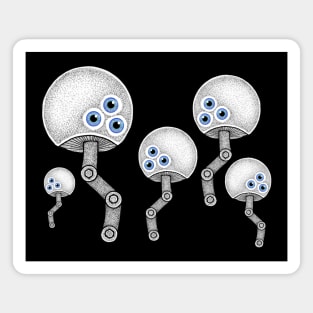 Field of Mechanical Fungi Magnet